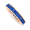 Square-Cut Sapphire Eternity Ring