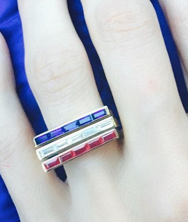 Sapphire Skinni Ring
