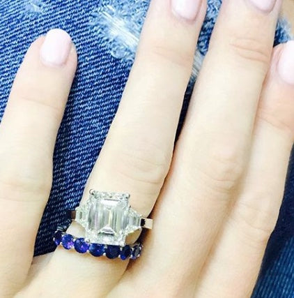 Sapphire Eternity Band