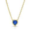 Sapphire Heart Necklace