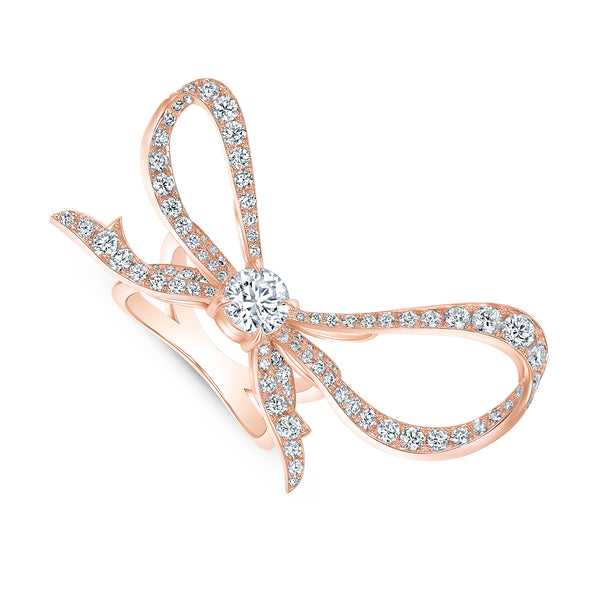 Diamond Bow Ring