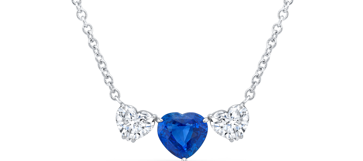 Alexandra Jules  three heart necklace