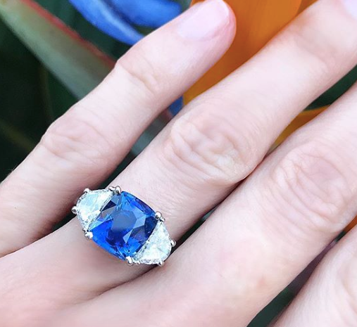 Bespoke Sapphire & Diamond Ring
