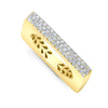 Frosted Diamond Petite Square Lassell Ring