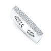Frosted Diamond Petite Square Lassell Ring