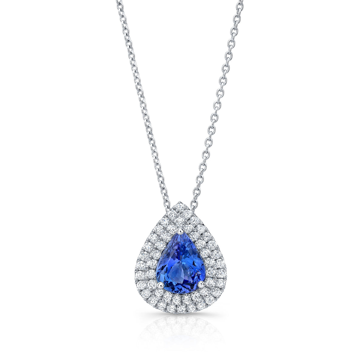 Natural Tanzanite Necklace 7.74cts Diamond and 12.13cts Tanzanite Withgold  14k For Sale at 1stDibs | silky 7.74
