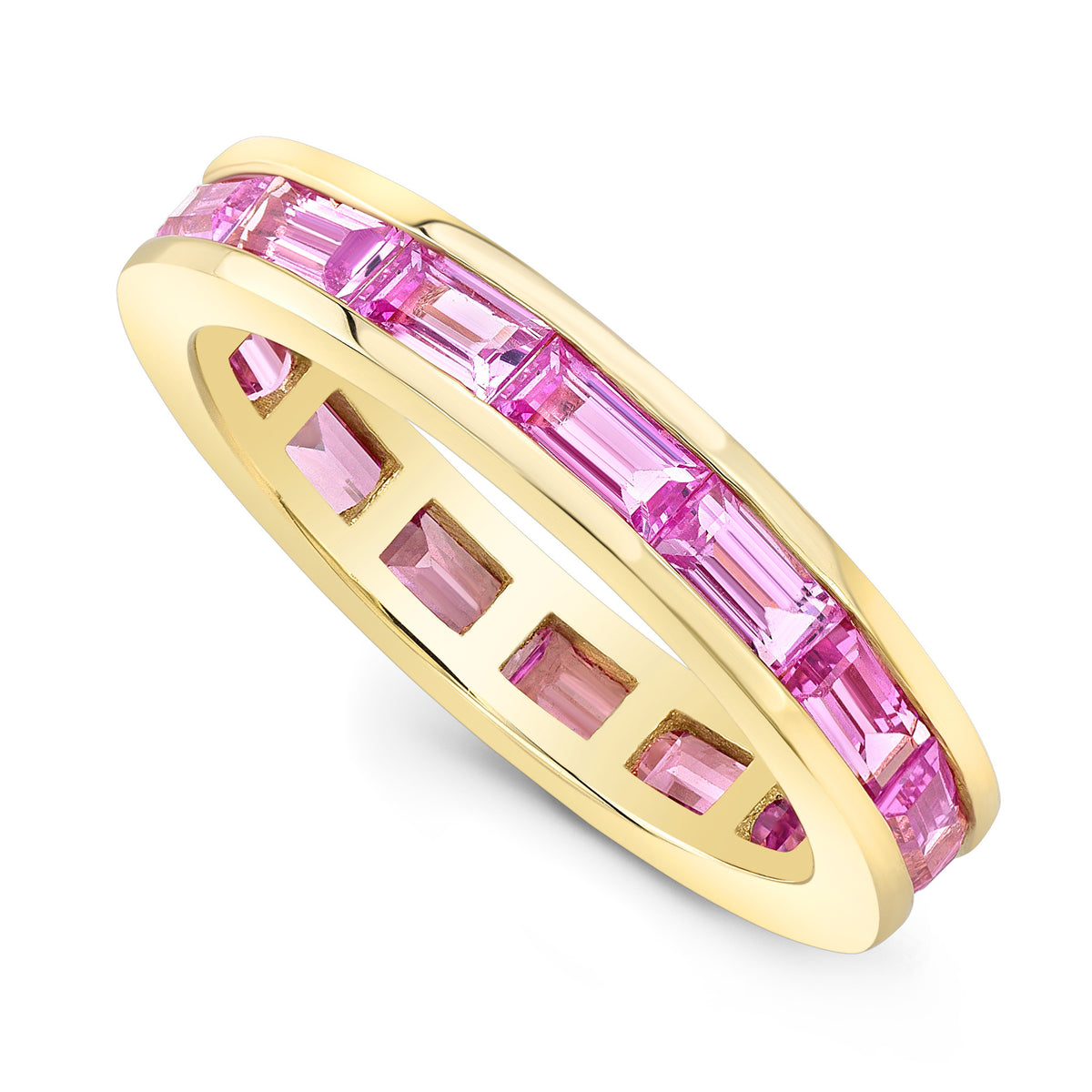 Ruban high jewellery pink sapphire ring, Chanel