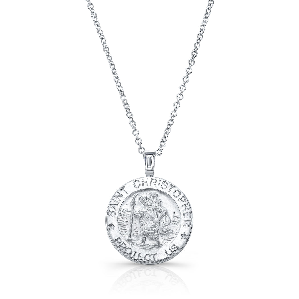 Saint Christopher Pendant Necklace