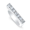 Square-Cut Diamond Skinni Ring
