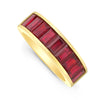 Classic Ruby Baguette Band