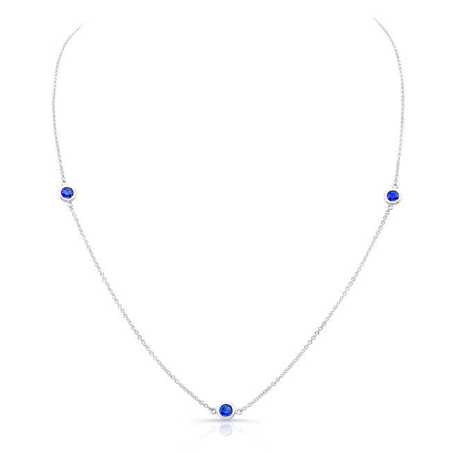 Sapphire by the Yard Necklace