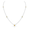 Yellow Sapphire by the Yard Necklace