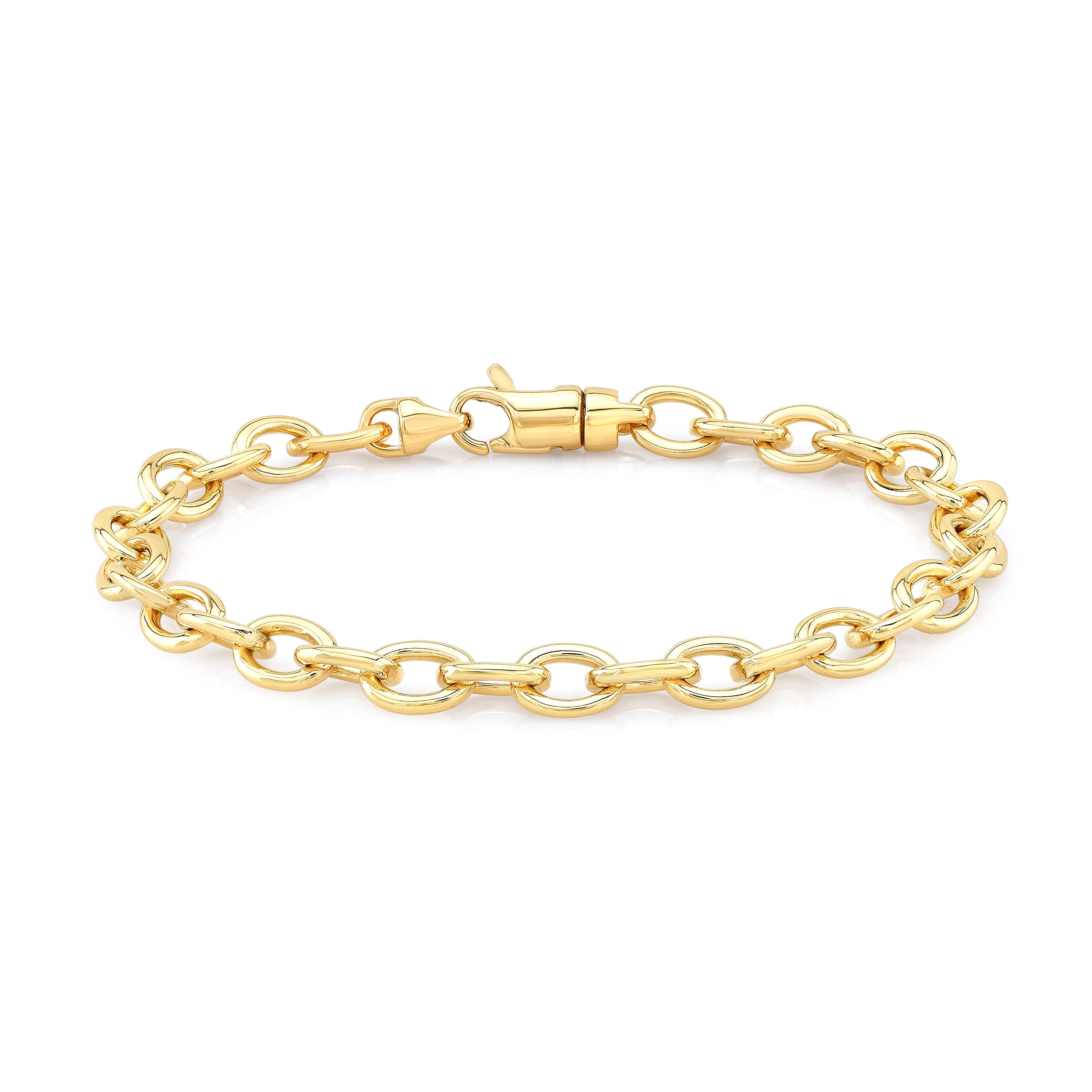 【ARGUE】K18 Mathilda oval bracelet 1I1A2077__06280__53134.