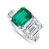 Bespoke Emerald and Diamond Ring