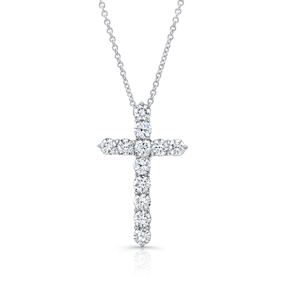 Diamond Cross Necklace | bespoke fine jewelry | Alexandra Jules