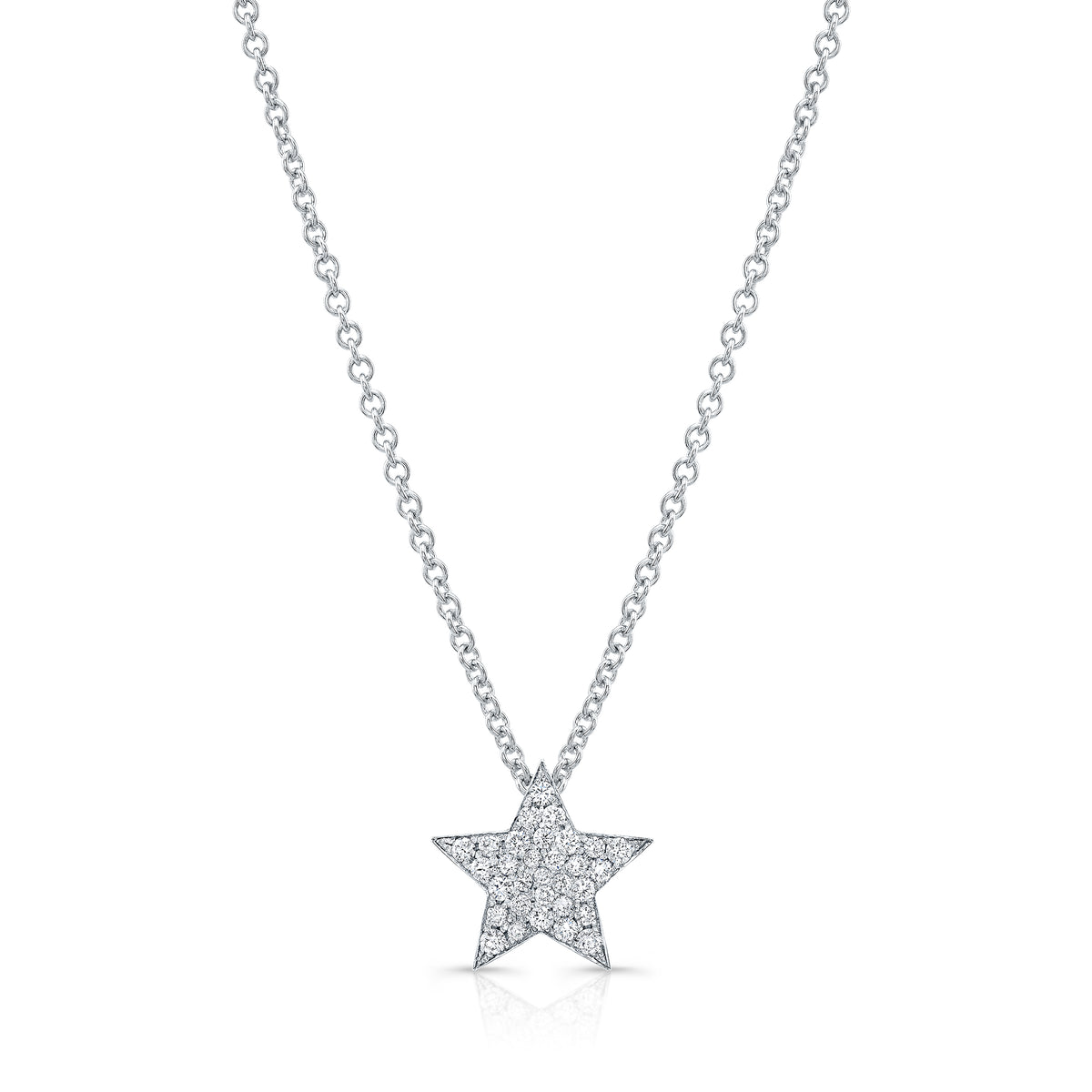 Medium Diamond Star Necklace | bespoke fine jewelry | Alexandra Jules