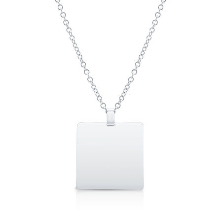 [LLOYD] 韓国ブランド☆L-CARAT Round Square Necklace 18K Gold Plated Letter L Square Pendant Necklace Initial